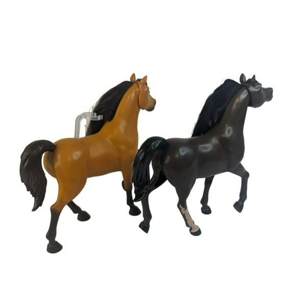 Mattel Dreamworks Spirit Riding Free Lucky Brown Horse, Herd Horse Bay Pinto - Picture 4 of 6